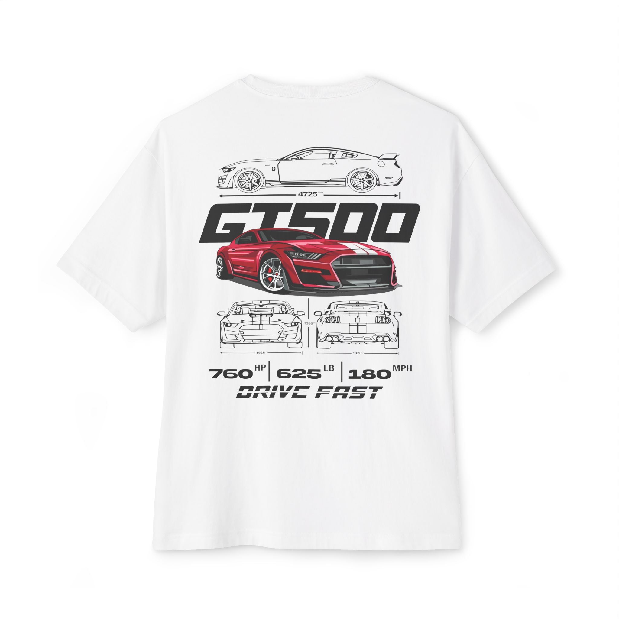 Magnetic Shelby GT500 Oversized Boxy Tee