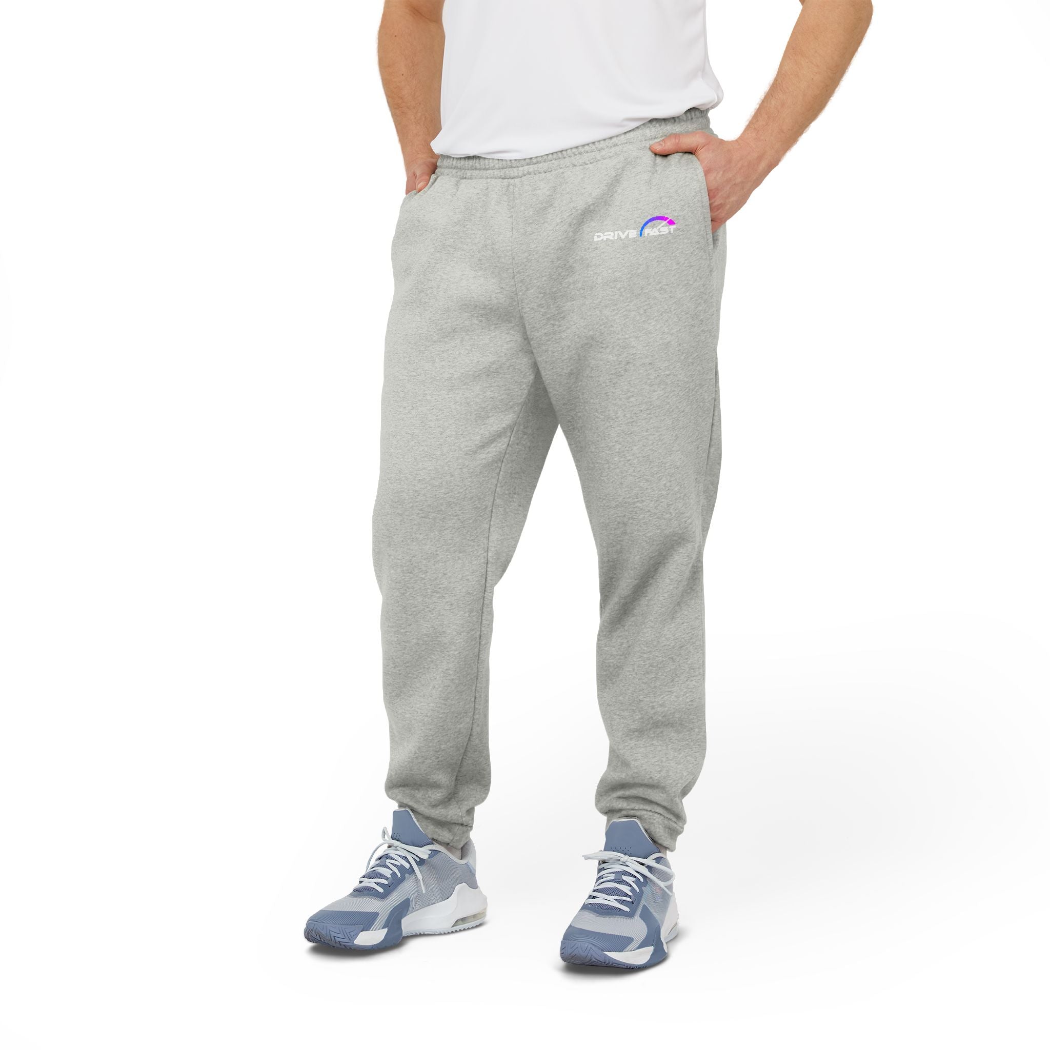 Drive Fast Customized Unisex Adidas Fleece Joggers