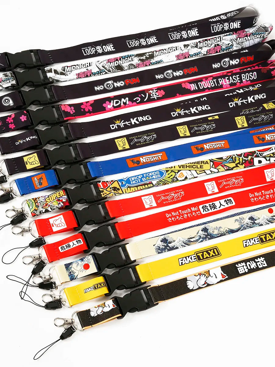 Sporty Lanyard Keyring for Car Enthusiasts