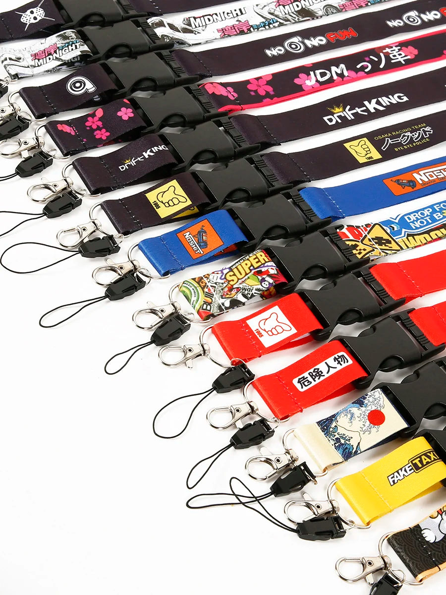 Sporty Lanyard Keyring for Car Enthusiasts