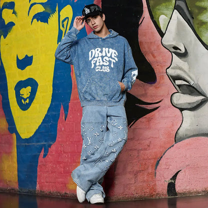 Blue Carnage Hoodie PODpartner